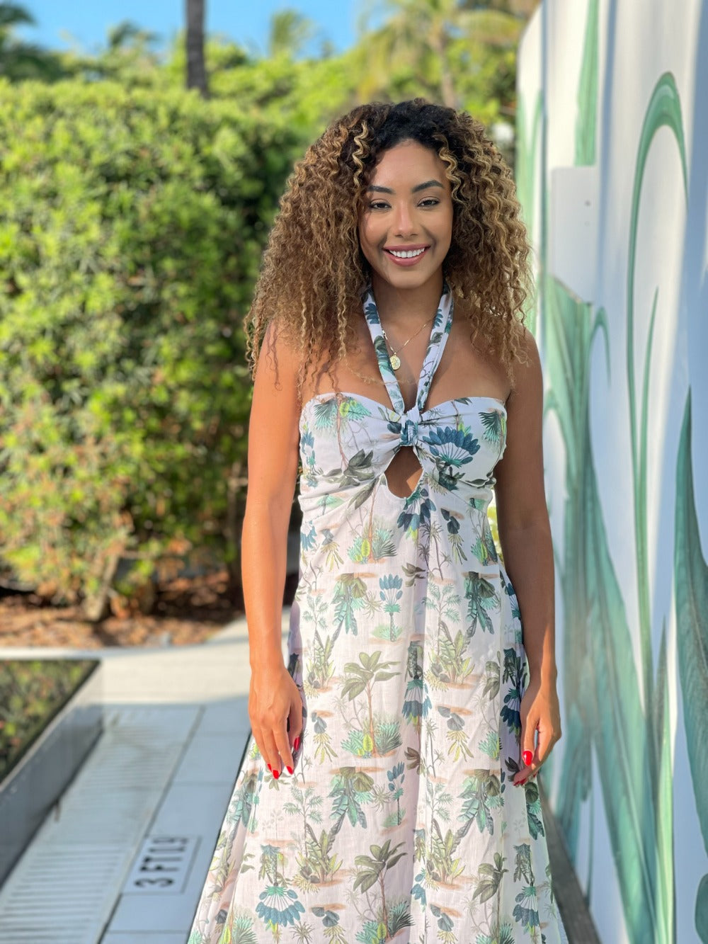 Vestido largo de playa – pielcanelaswimwear